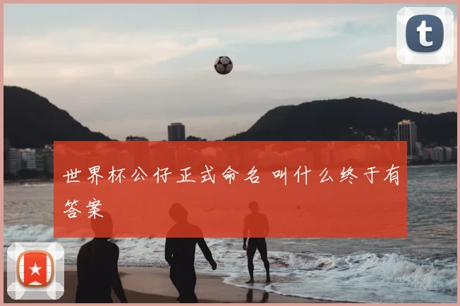 世界杯公仔正式命名 叫什么终于有答案